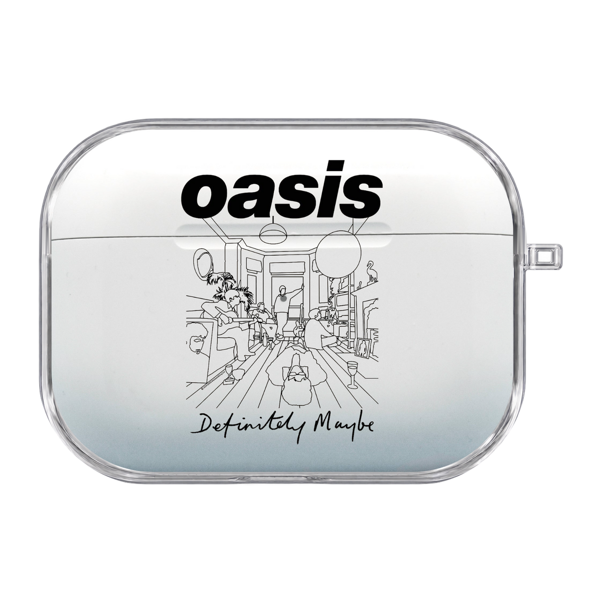 Oasis Definitely Maybe Room Line Art Asterion AirPods case