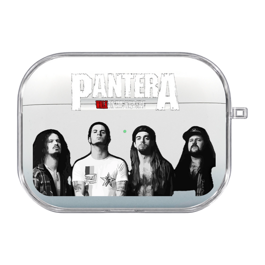 Pantera Band Portraits White Wordmark Asterion AirPods case