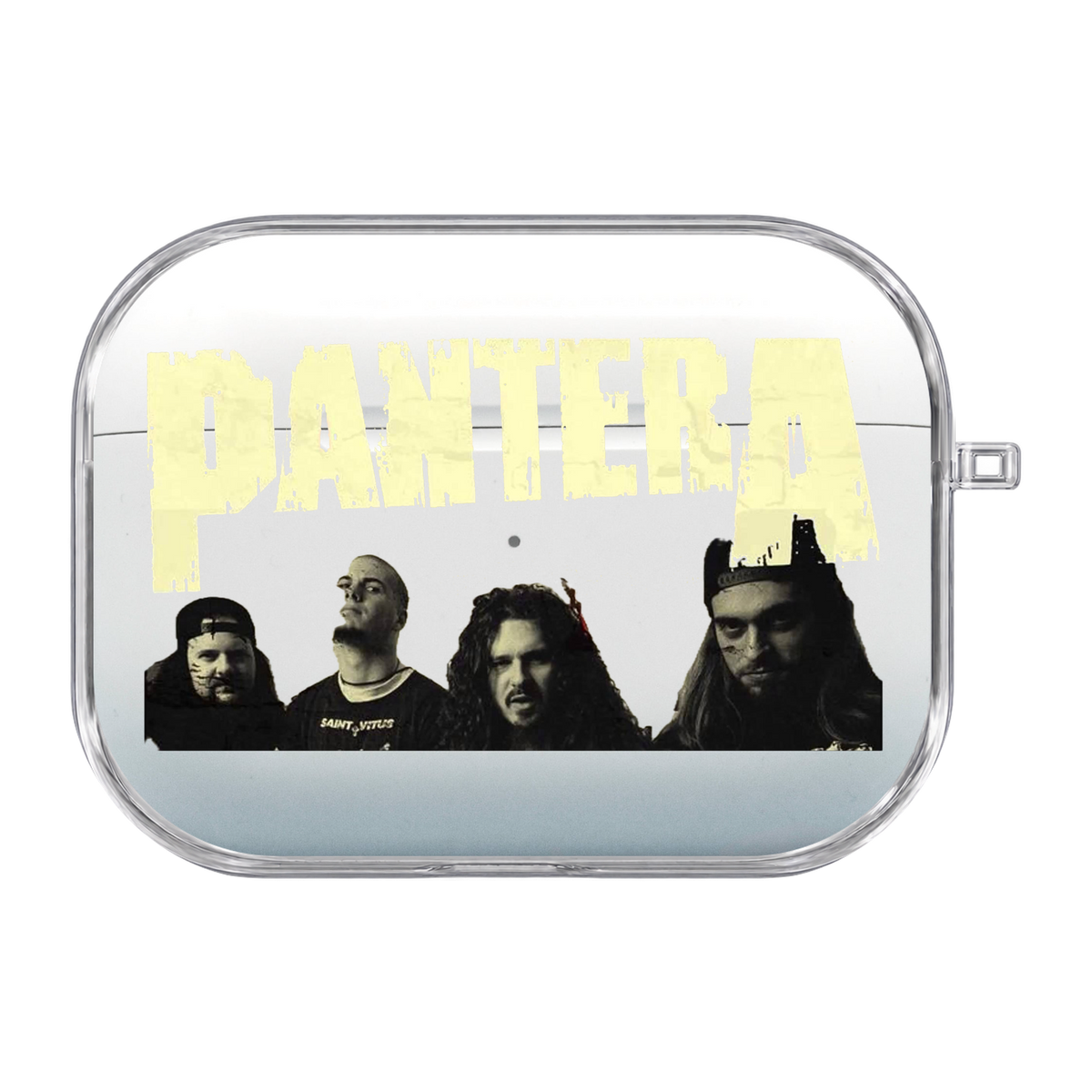 Pantera Band Portraits Yellow Wordmark Asterion AirPods case