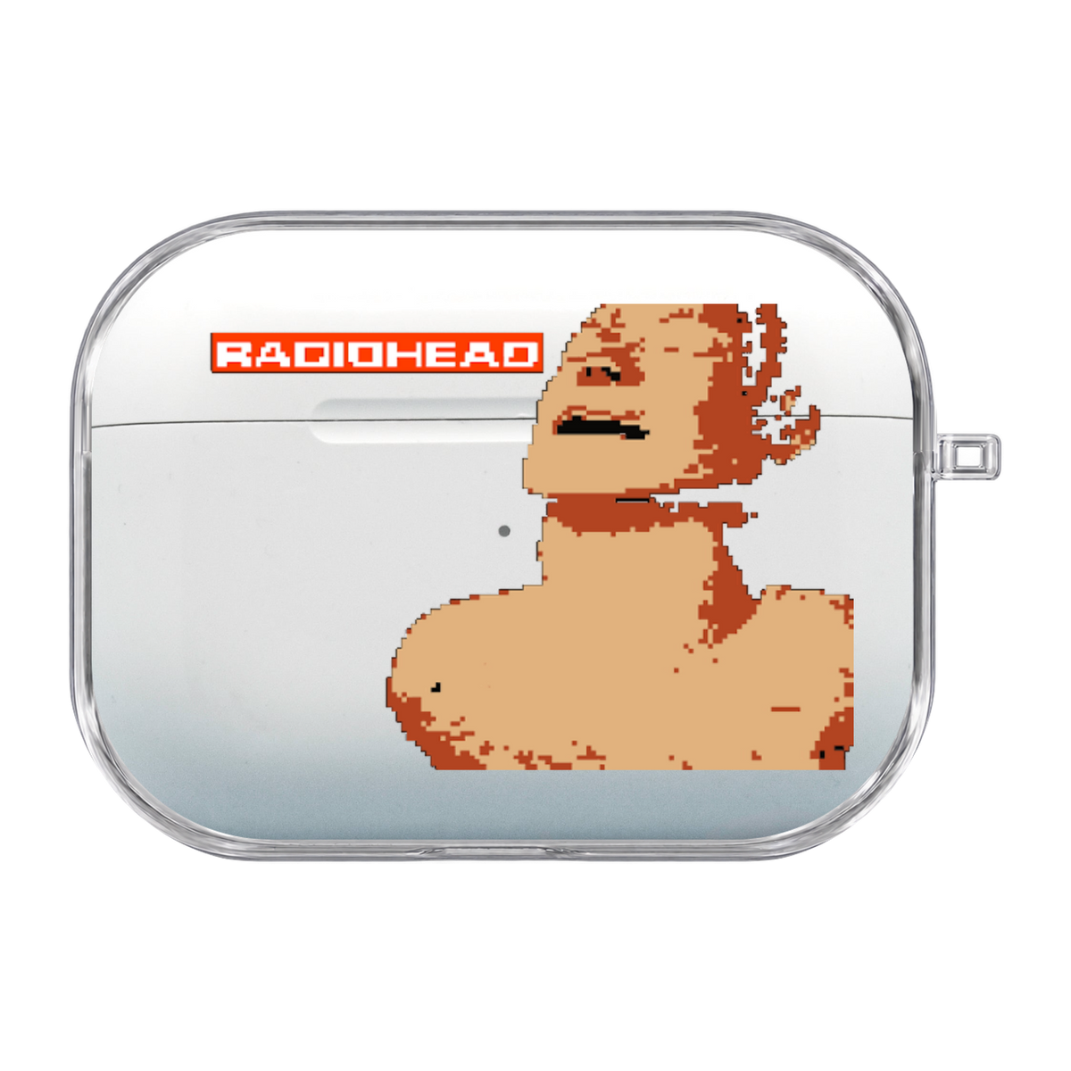 Radiohead Pixel Portrait Asterion AirPods case